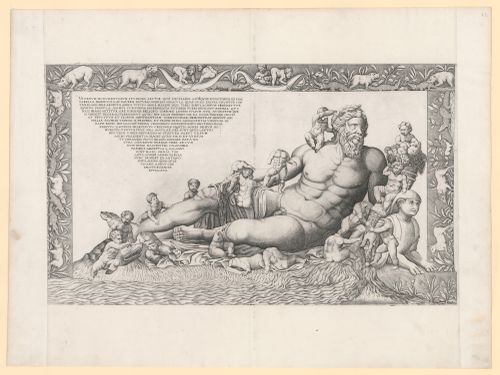 View of the Nile River God