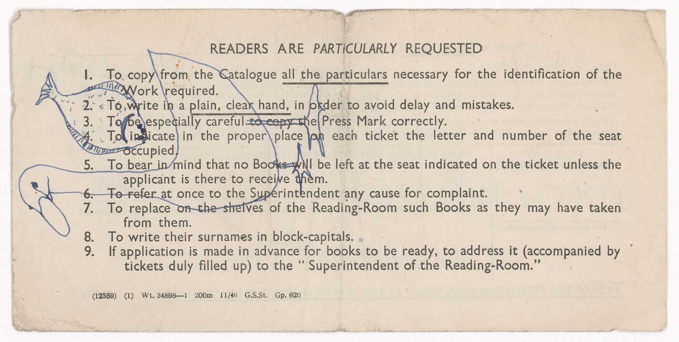 British library catalogue request slip