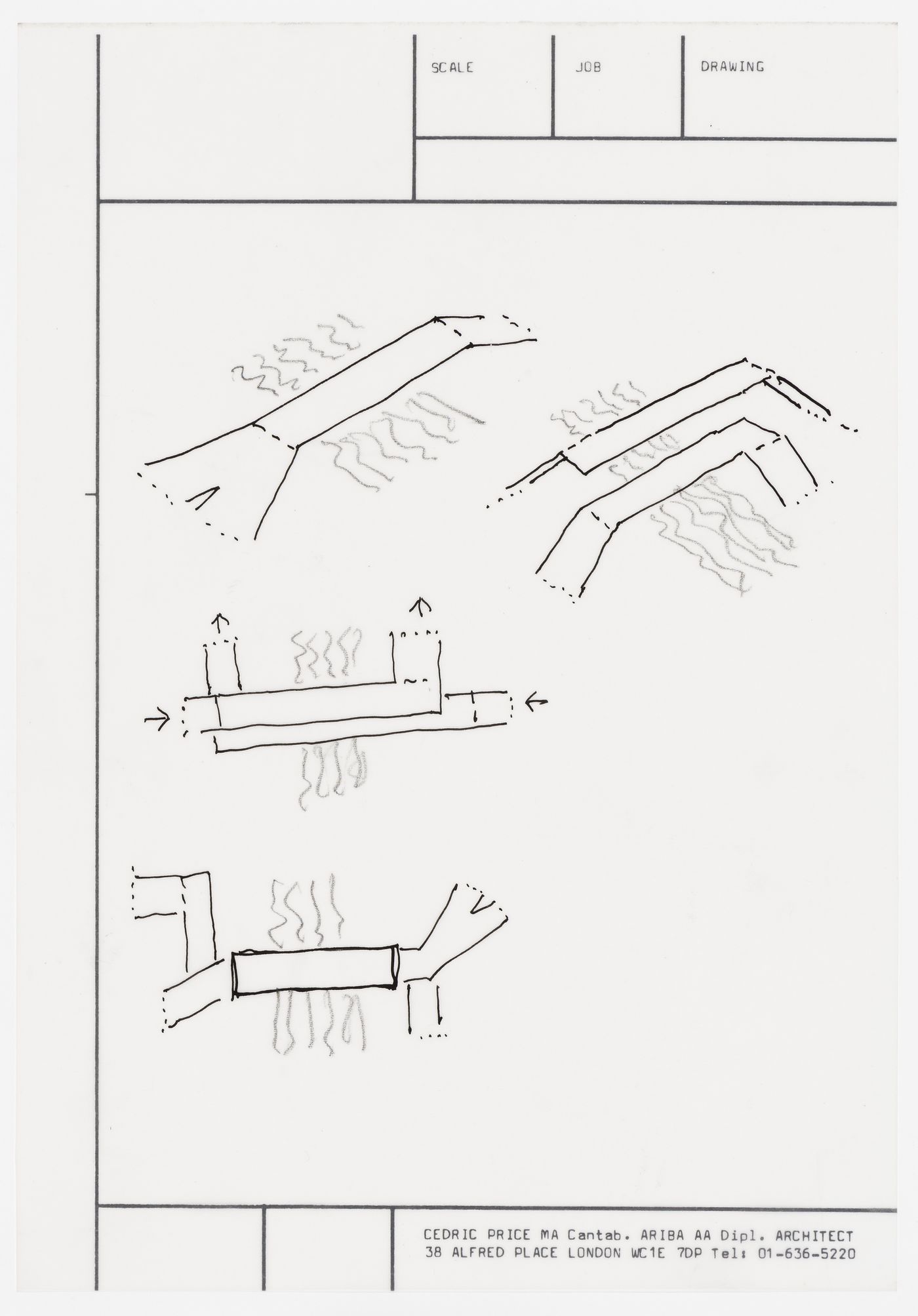 Mills: conceptual sketches for bridges