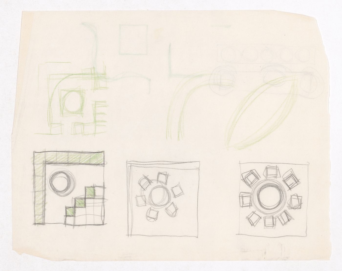 Sketches for House in an Indiana Cornfield