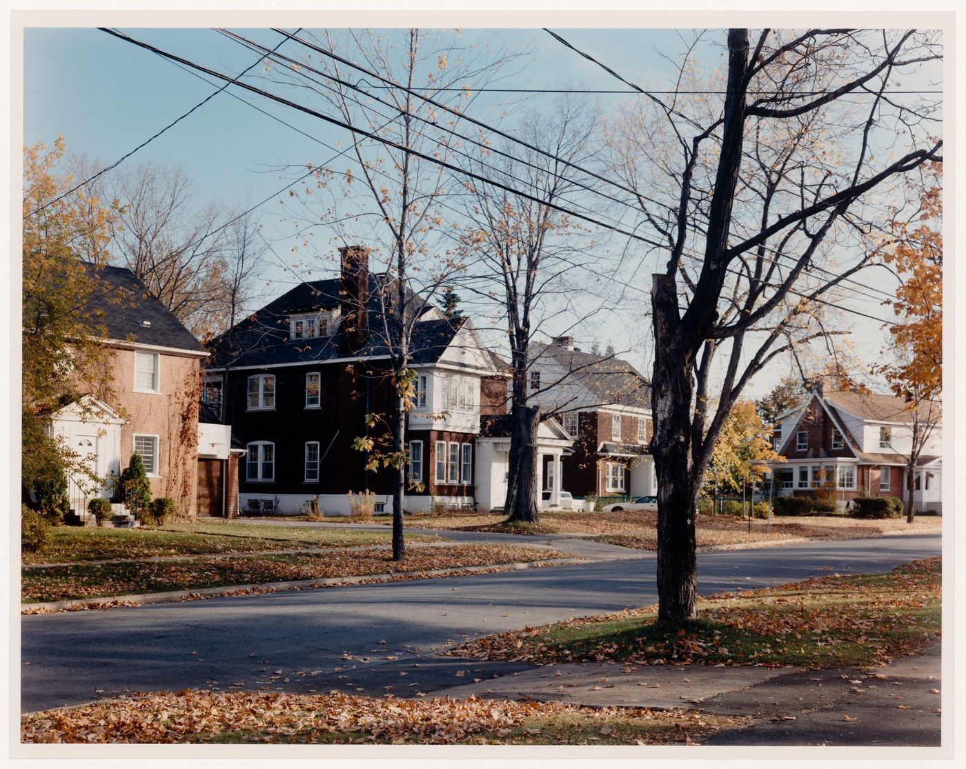 Houses on the north side of avenue des Érables looking northeast, Shawinigan