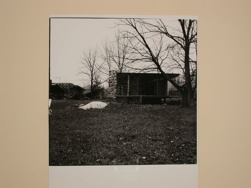 View of the lateral façade of the Alfred Caldwell Studio, Bristol, Wisconsin