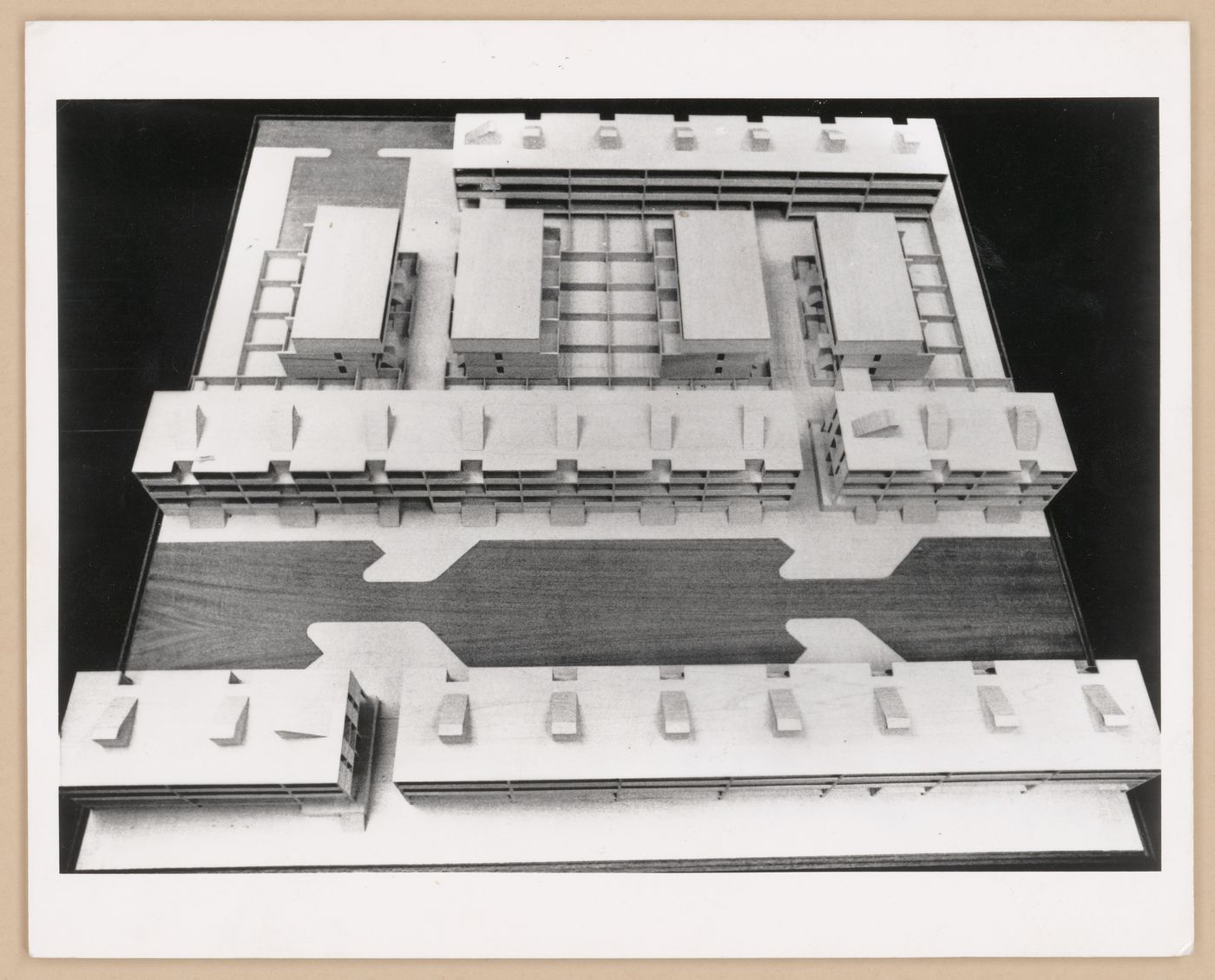 Photograph of Low-Rise, High-Density model for MoMA exhibition