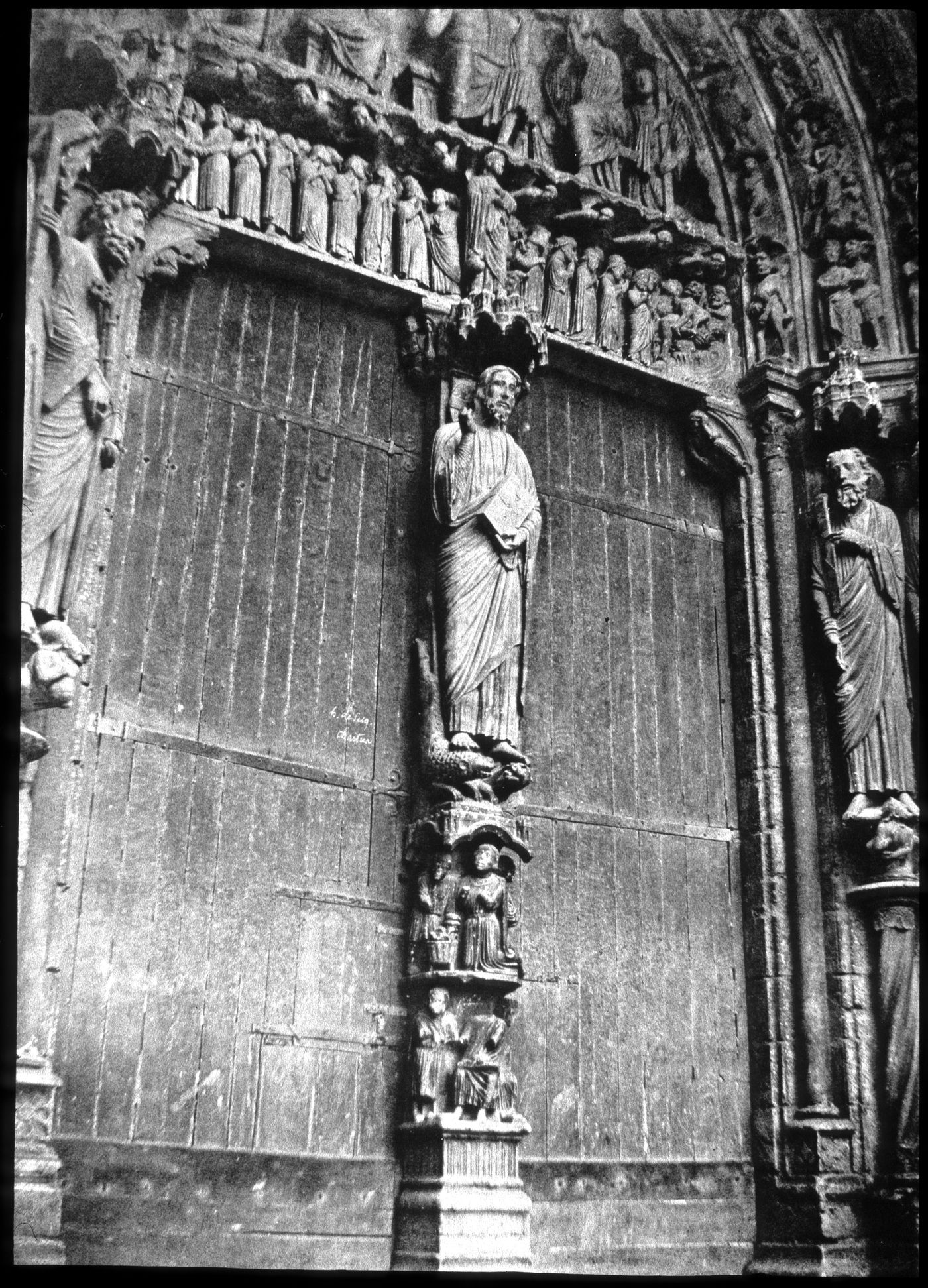 Plate from portfolio ''Details of Chartres Cathedral''