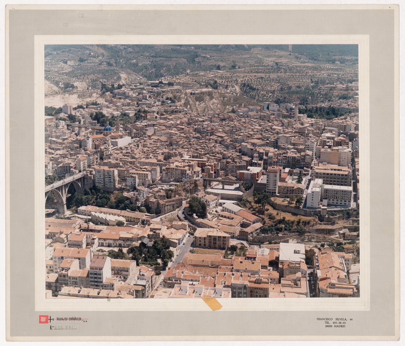 Alcoy aerial view for Reitoria da Universidade de Alicante, Alicante, Spain