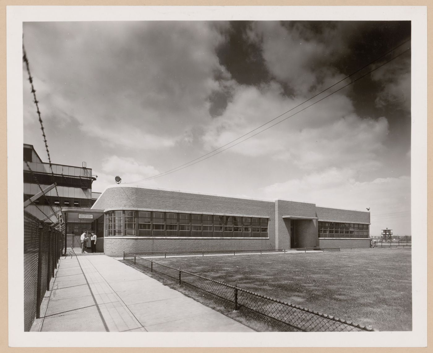 View of the principal façade of the Personnel Building, American Steel Foundries Cast Armor Plant, East Chicago, Indiana
