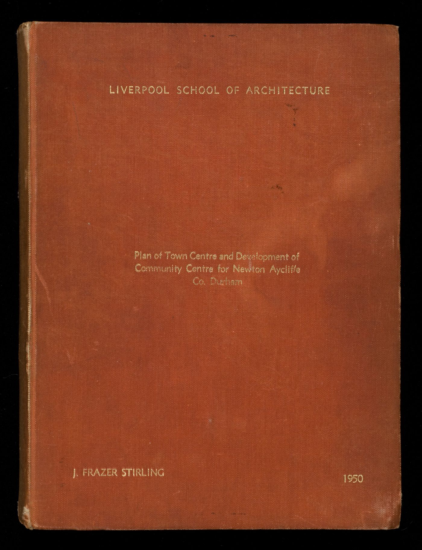 "Plan of Town Centre and Development of Community Centre for Newton Aycliffe, Co. Durham" (thesis, Liverpool School of Architecture)
