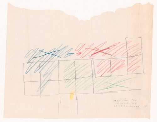 Sketch plan: Ahrenberg pavilion, Stockholm