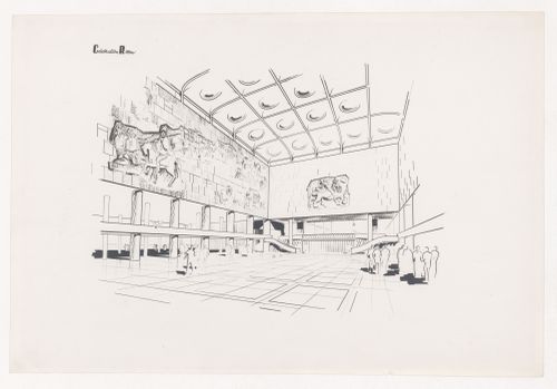 Celebration room perspective for Government House, Addis Ababa, Ethiopia