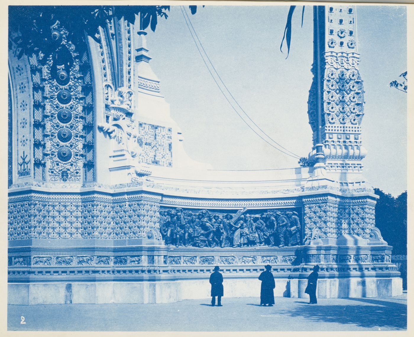 Plate from album ''Les Merveilles et Les Originalites Architecturales A L'Exposition 1900''