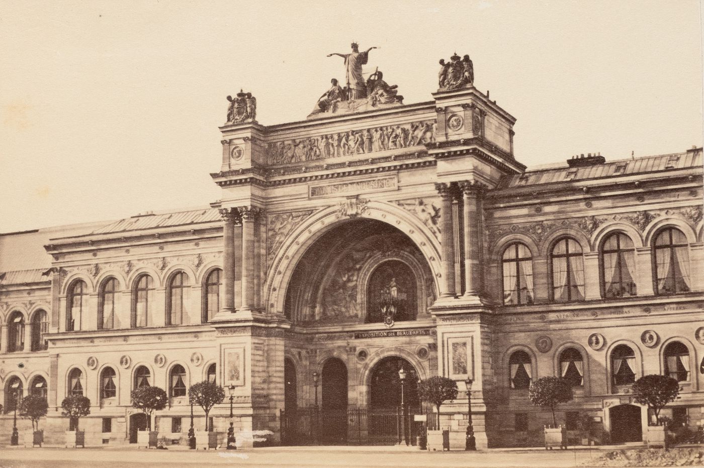Plate from album ''Buildings, parks and streets of Paris, Versailles and environs, France''
