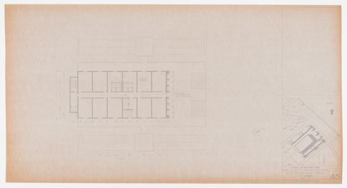 "Il Palazzo" hotel and restaurant complex, Fukuoka, Japan: typical floor plan