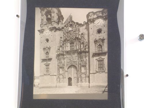 View of the principal façade of the Church of Valenciana, La Valenciana, Guanajuato