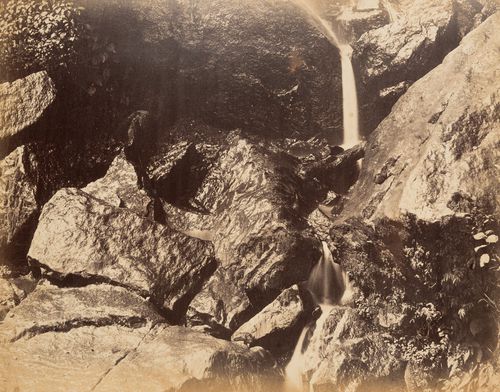 View of a waterfall, Darjeeling, India
