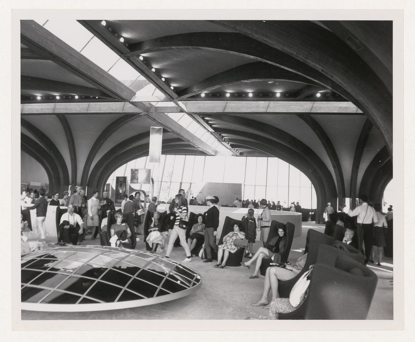 Interior view of the Australian Pavilion, Expo 67, Montréal, Québec