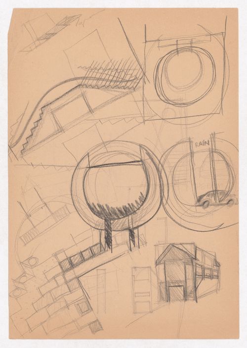 Sketches for House in an Indiana Cornfield