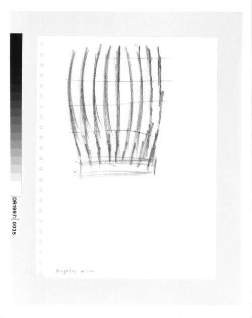Housing Pilotengasse, Vienna-Aspern: Conceptual sketches, including siteplans, plans, elevations, and perspectives