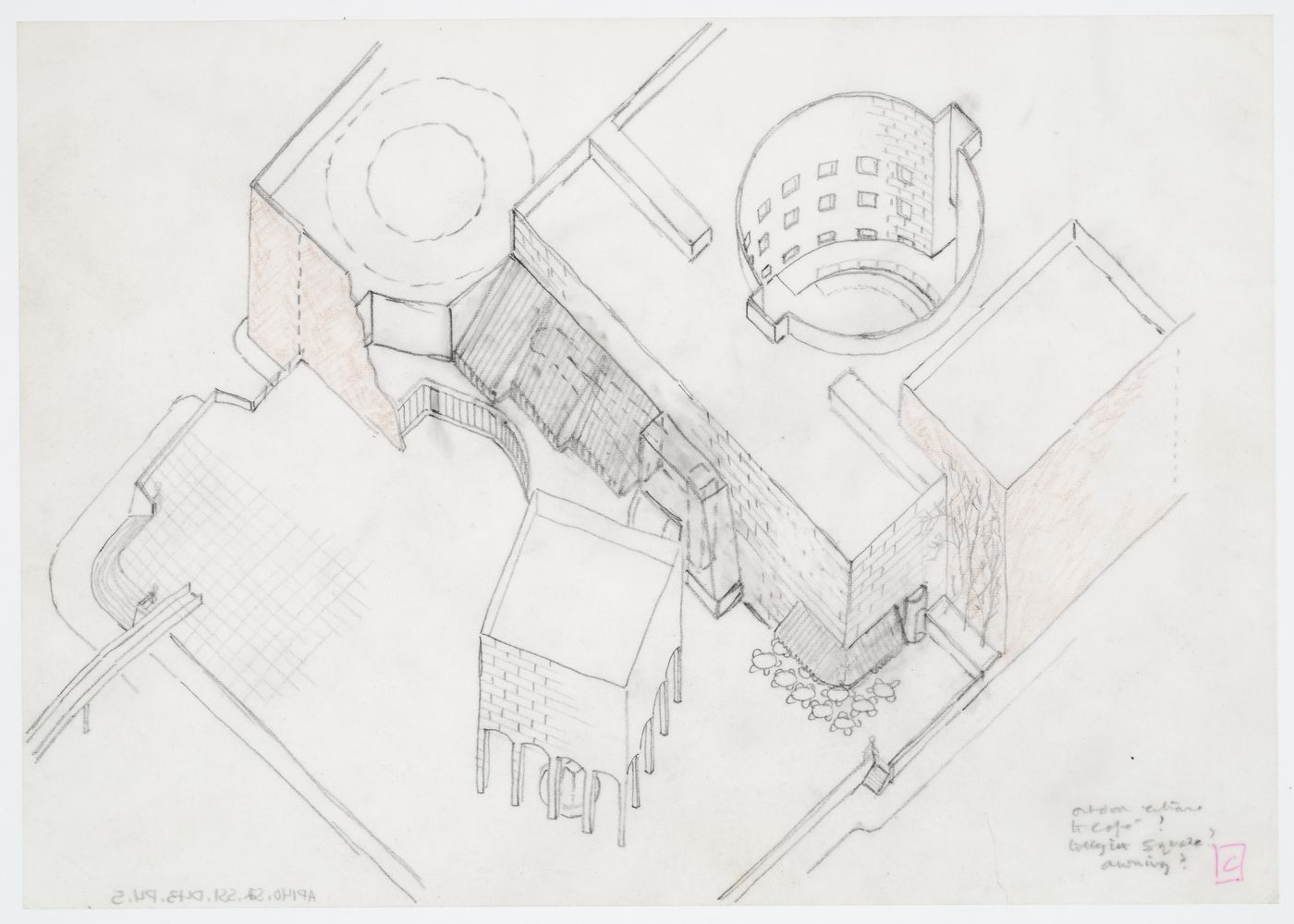 Nordrhein-Westfalen Museum, Dusseldorf, Germany: axonometric