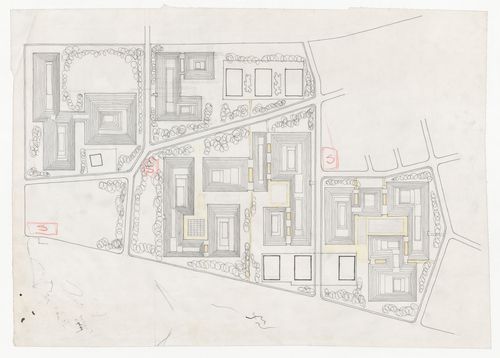 Site plan for Tel Aviv competition