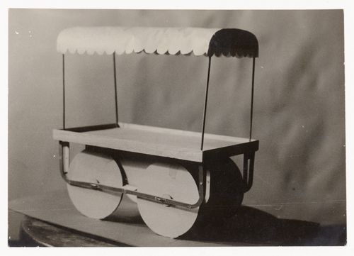 Photograph of rehri model