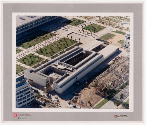 Construction site aerial view of Reitoria da Universidade de Alicante, Alicante, Spain