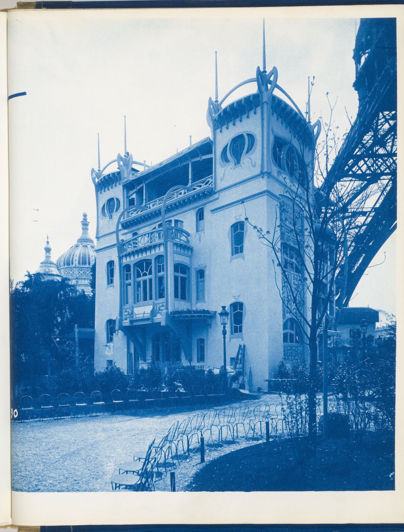 Plate from album ''Les Merveilles et Les Originalites Architecturales A L'Exposition 1900''