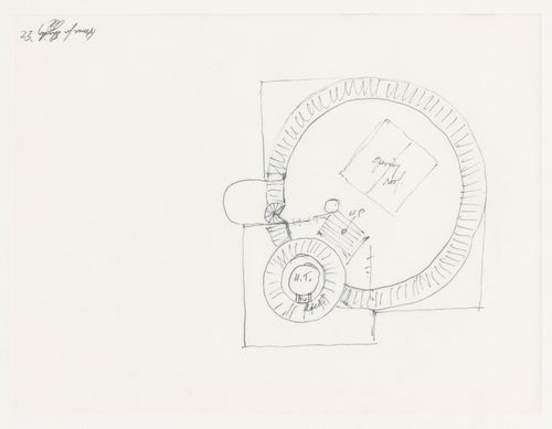 Sketch plan for Shirley MacLaine House, De Baca County, New Mexico