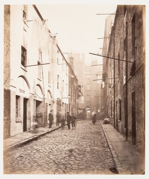 View of Broad Close No. 167, High Street, Glasgow, Scotland