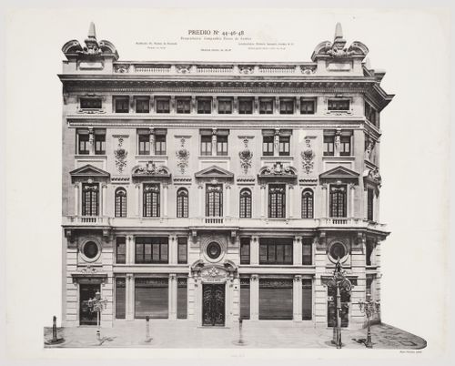 Plate from portfolio ''Avenida Central'', Brazil