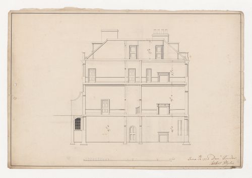 Cross section for The Wick, Richmond Hill