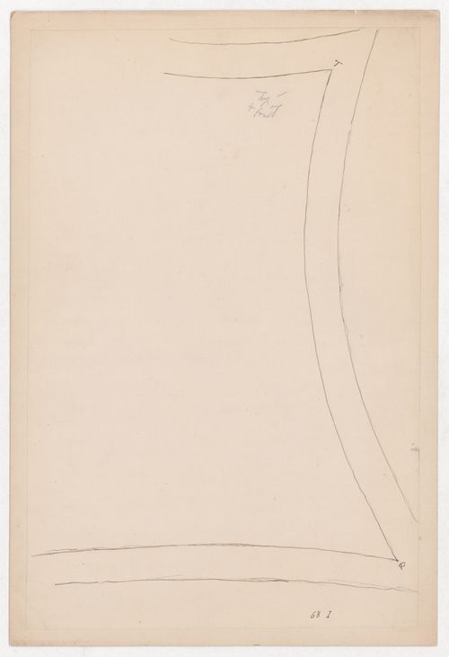 Worksheet No. 68, possibly for 'The Stones of Venice': Detail of tracery