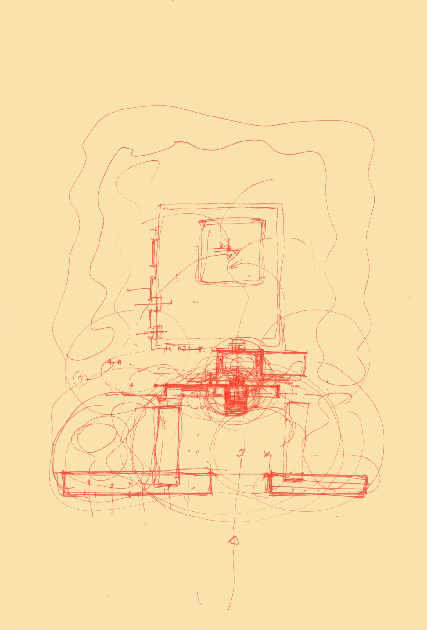 House in Chennai : sketch