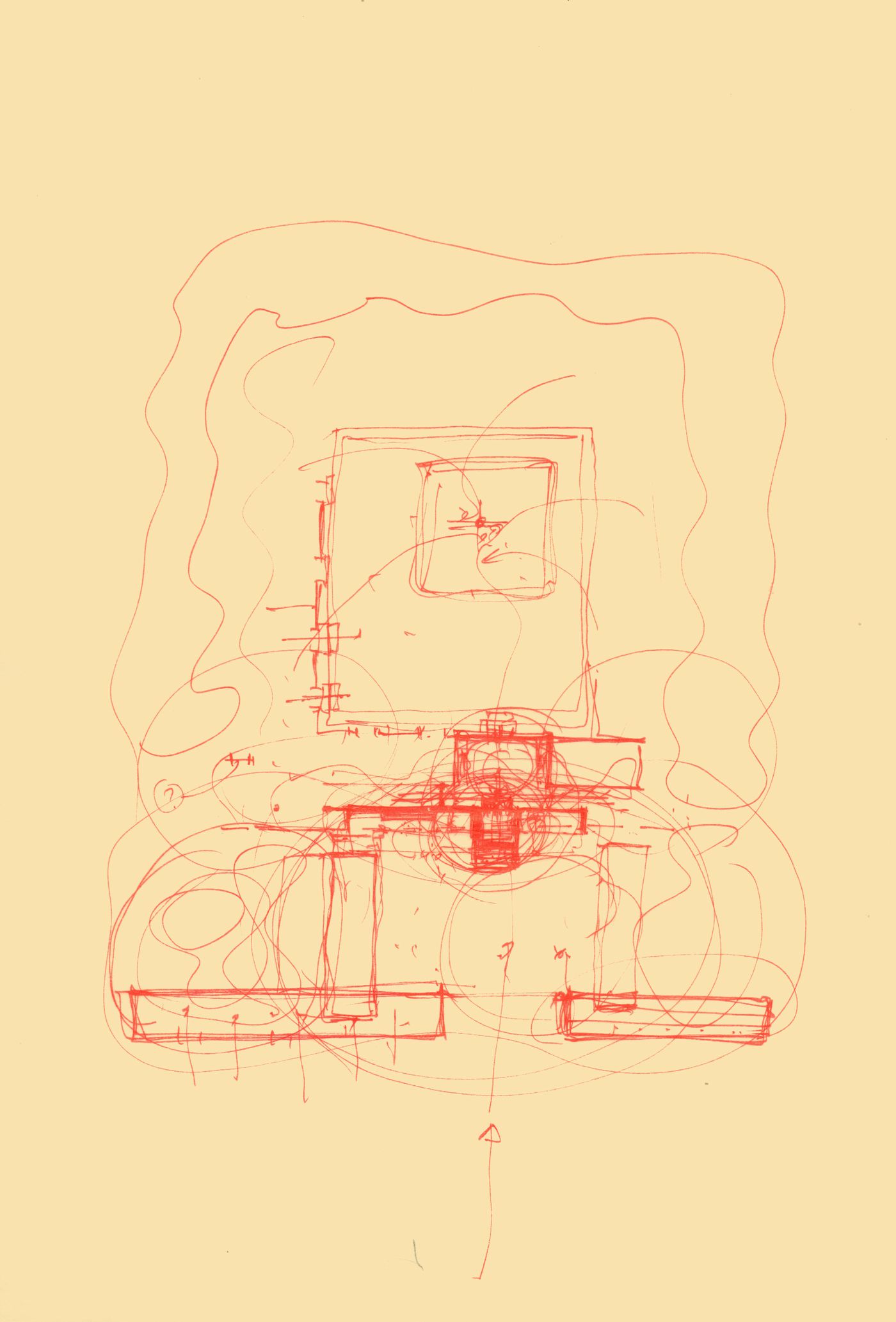 House in Chennai : sketch