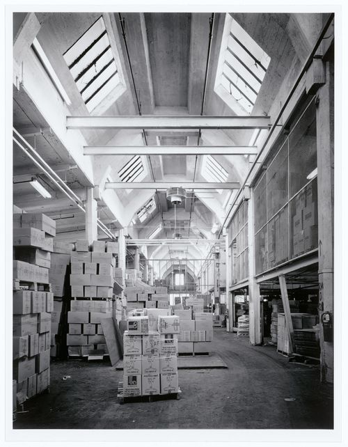 Interior view of the main hall of the Crane Foundry, Montréal, Québec