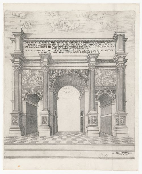 Perspective of the Arch of Septimius Severus, Rome