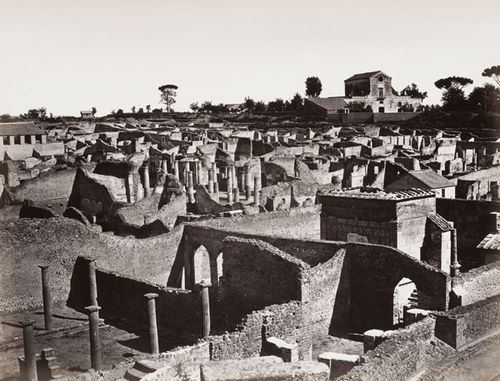 View from the theatre, Pompeii