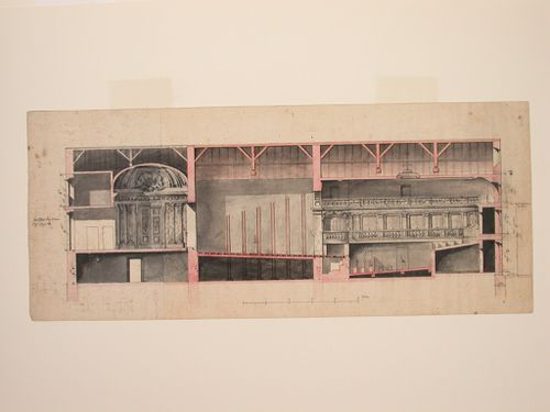Sections & Plans for aRoyal theatre