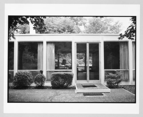 Exterior front view of Greenwald House, Westport, Connecticut, United States
