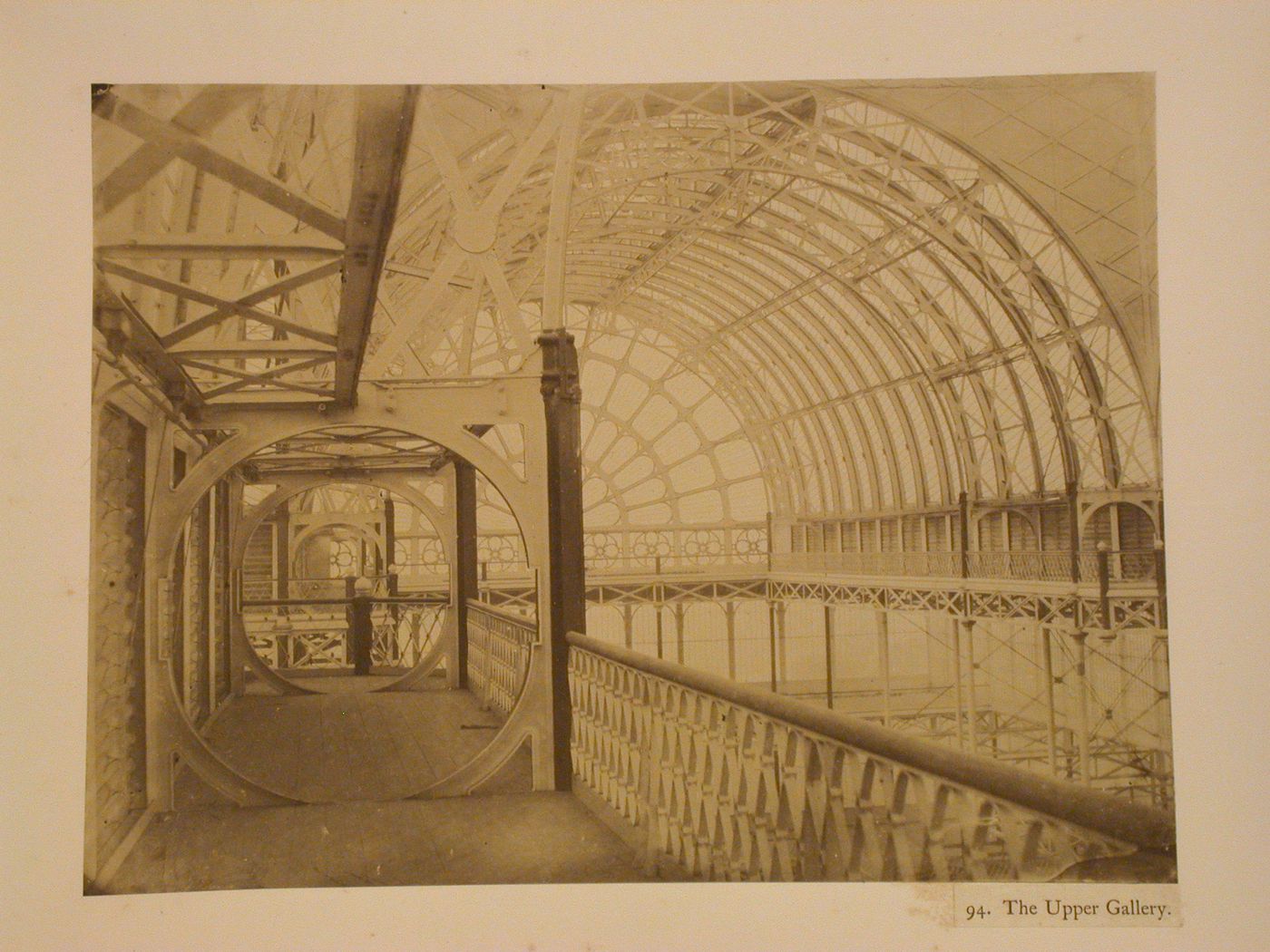 The Upper Gallery, Crystal Palace, Sydenham, England