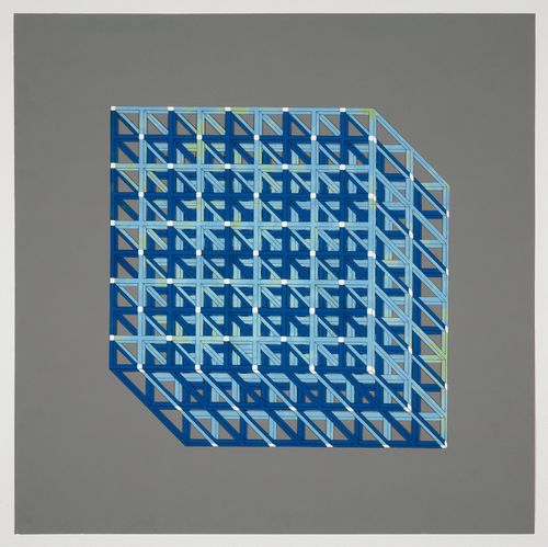 House VI, Cornwall, Connecticut: axonometric