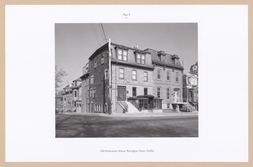 Plate 8: Old Presbyterian Manse, Halifax, from the portfolio A Nova Scotia Archive