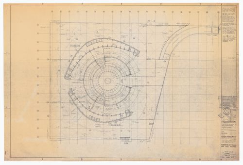 Podium roof plan for Toronto City Hall and Civic Square, Toronto