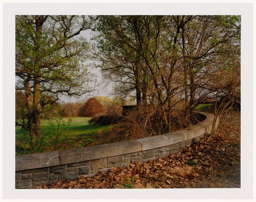 Viewing Olmsted: View along approach road to the East Terrace, "Rockwood Hall", The William D. Rockefeller Estate, North Tarrytown, New York