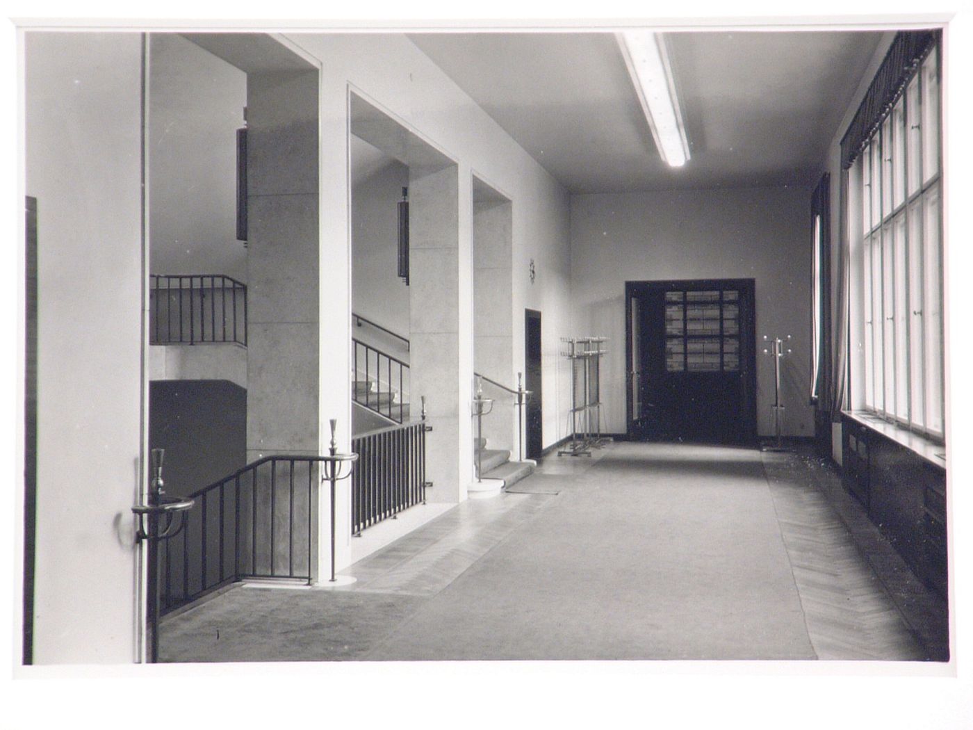 Interior, hall with stairway, Berlin, Germany