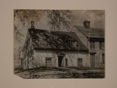 Photograph of a painting of the first Canadian parliament, Kingston