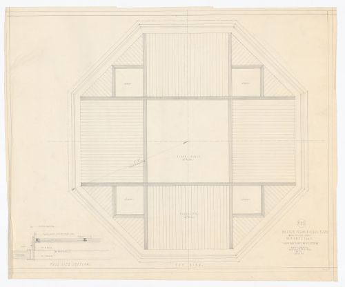 Détails d'un panneau de bronze et de verre pour Cour suprême du Canada, Ottawa, Ontario