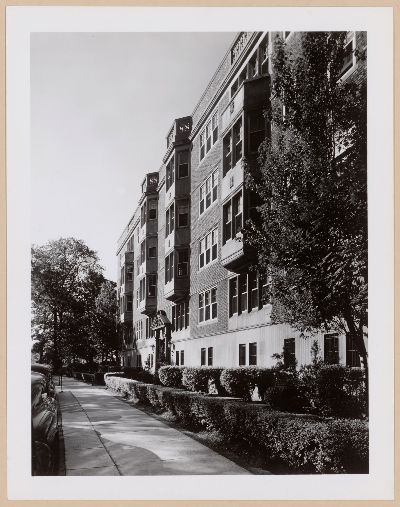 View of the principal façade of the Walbri Building, Detroit, Michigan