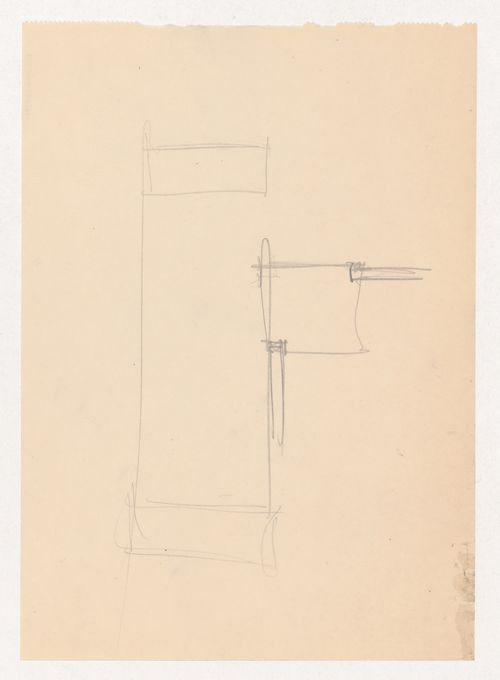 Sketch sectional detail [?] for the Metallurgy Building, Illinois Institute of Technology, Chicago