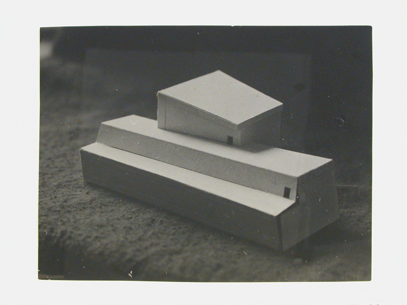 Photograph of a model for an exhibition building for an All-Union Palace of the Arts, Moscow