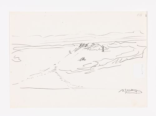 Sketch for Plano Urbanístico para a Marginal de Leça e Zona da Boa Nova, Leça da Palmeira, Matosinhos, Portugal